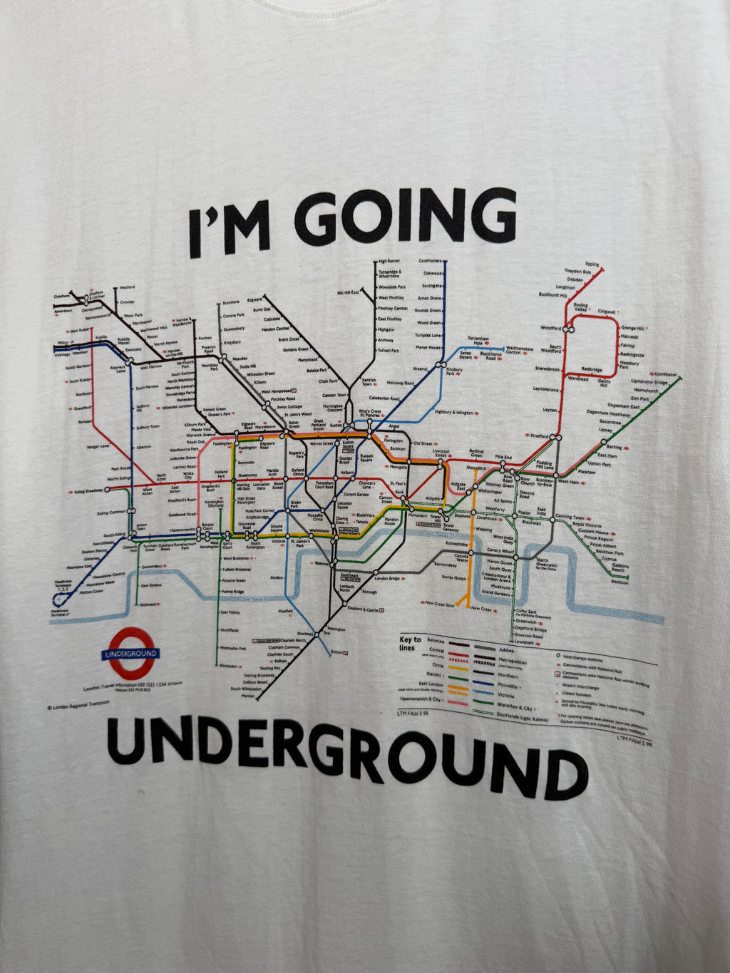 Vintage I’m Going Underground London Shirt (L)