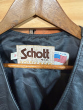 Load image into Gallery viewer, Vintage Schott Women’s Leather Vest (14, See Measurements Shown)
