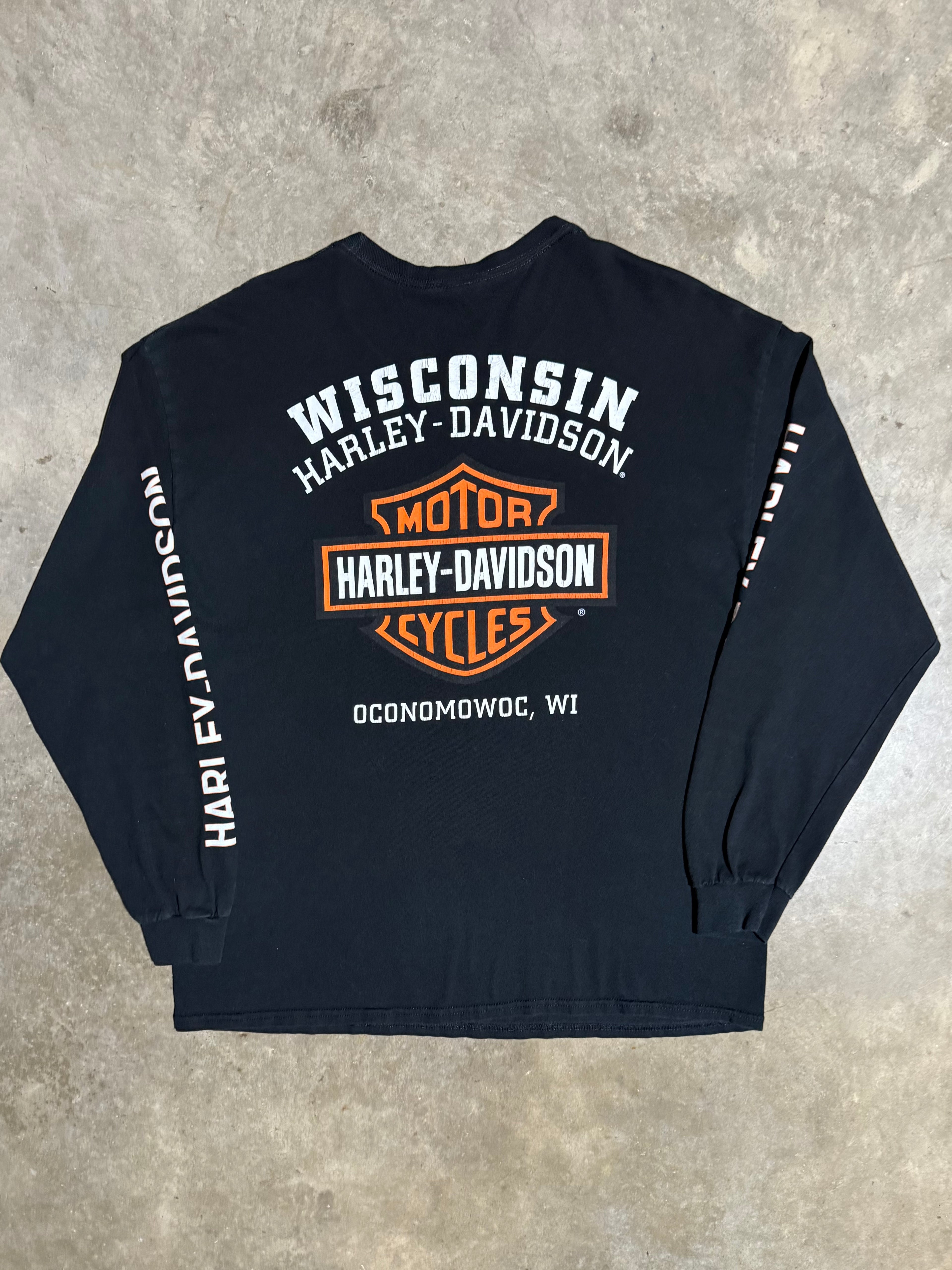 Harley Davidson Wisconsin Longsleeve Shirt (XL)