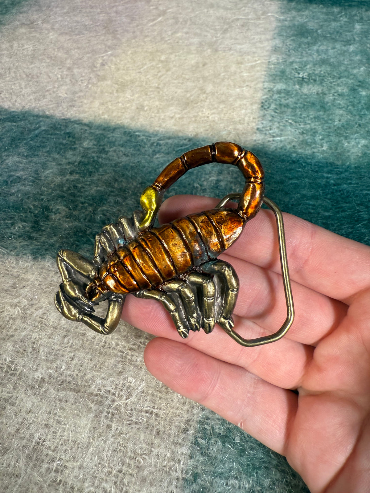 Vintage Scorpion 3D Belt Buckle