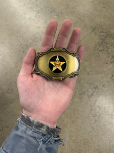 Vintage USA Star Belt Buckle