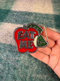 Vintage Eat Me Apple Belt Buckle
