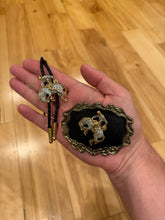 Load image into Gallery viewer, Vintage Rodeo Cowboy Belt Buckle + Bolo Tie Combo
