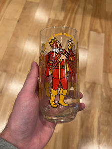 Lot of 2 Vintage 70s Burger King Glasses