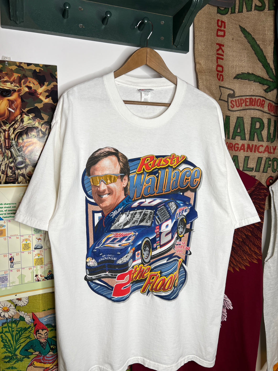 Vintage Rusty Wallace In Sunglasses Tee (XL)