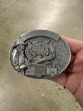 Load image into Gallery viewer, Vintage 2004 Firefighter Fighting Fires With Pride Belt Buckle
