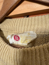 Load image into Gallery viewer, Vintage 70s Kings Road Sears Tan Knit Sweater (M)

