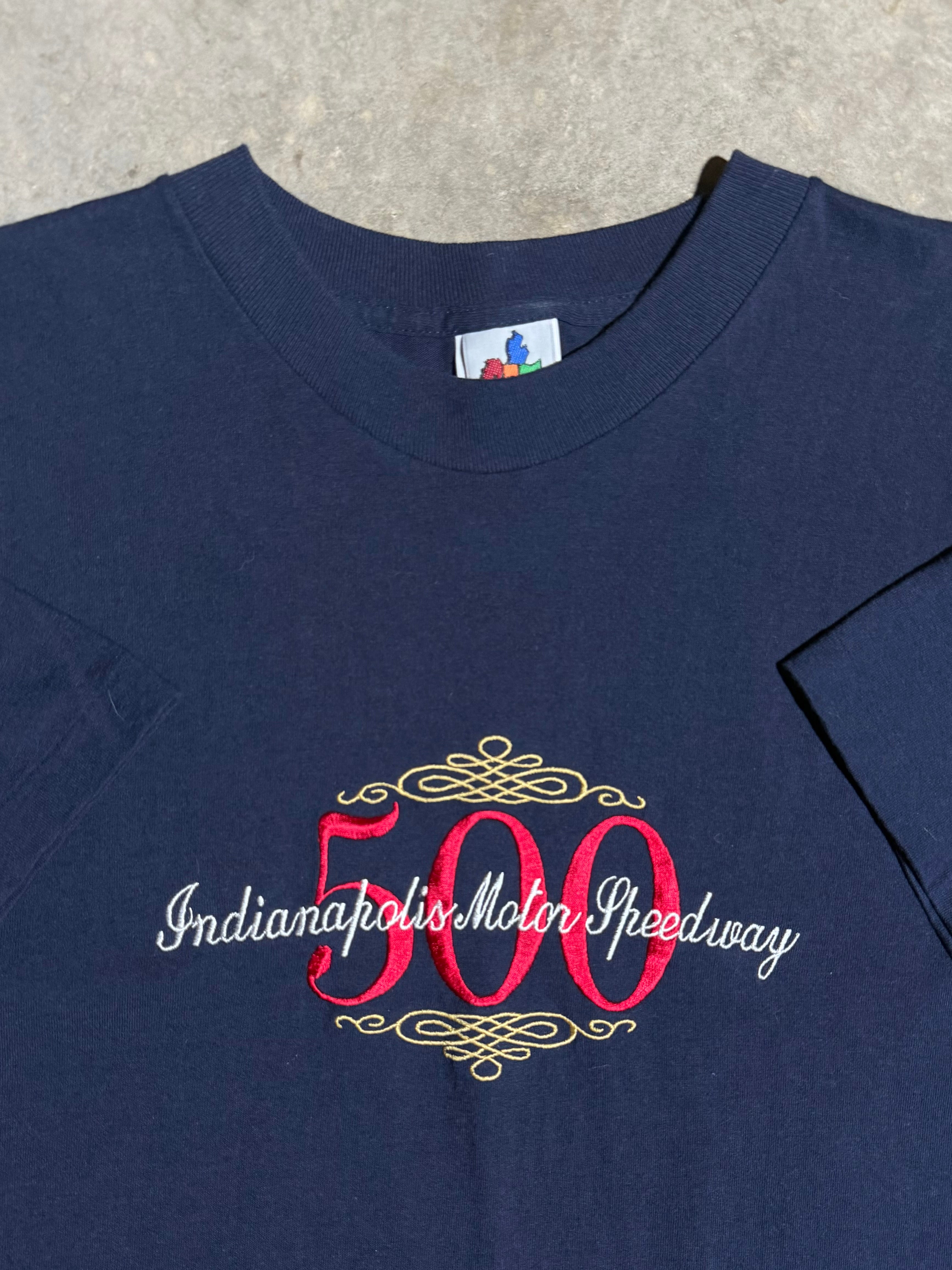 Vintage Indianapolis 500 Embroidered Tee (XL)