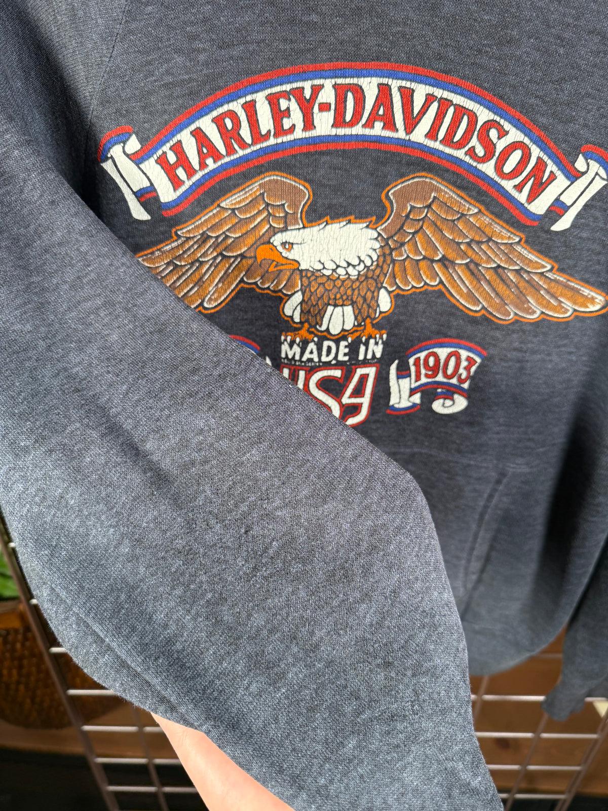 Vintage 80s Harley Davidson California Hoodie (M)