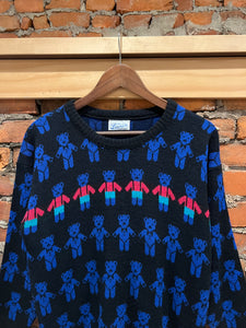 Vintage 80s Bear Knit Sweater (WS)