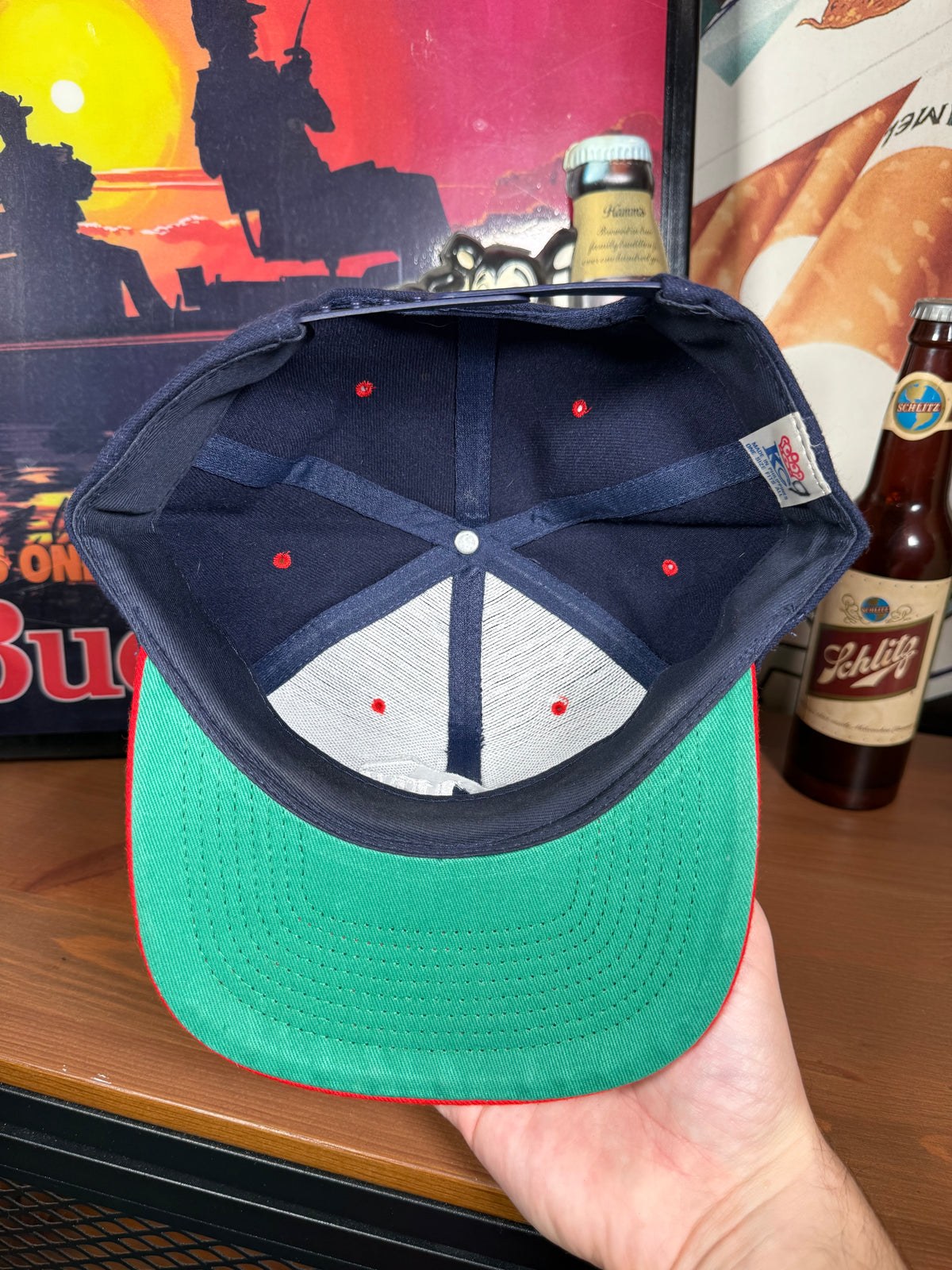 Vintage Miller Lite US Ski Team Snapback Hat