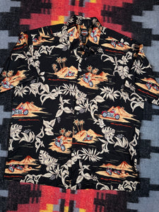 Harley Davidson Motorcycle Hawaiian Shirt (L)