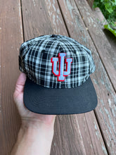 Load image into Gallery viewer, Vintage Indiana University Plaid SnapBack Hat
