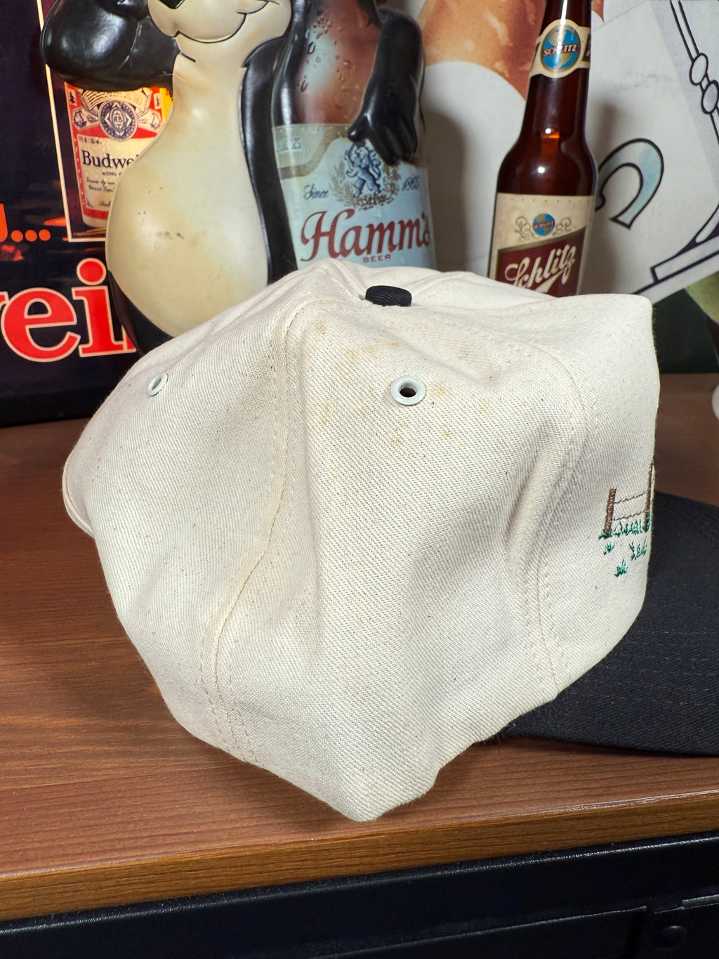 Vintage Golden Harvest Seed Deer K Products Snapback Hat