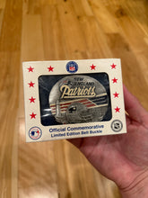 Load image into Gallery viewer, Vintage Unopened New England Patriots Belt Buckle
