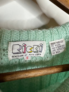 Vintage 80s Ricki Knit Sweater (WS)