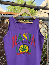Load image into Gallery viewer, Vintage 90s Rasta Weed Tank Top (L)
