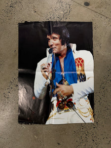 Vintage 70s Elvis White Outfit Poster(17.5x23.5inch)
