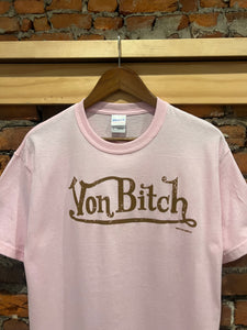 Y2K Von Bitch Pink Parody Shirt (M)