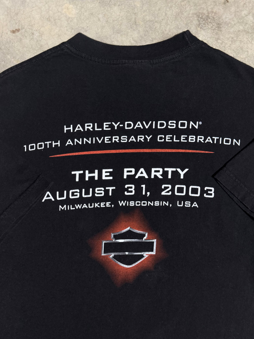 Vintage 2003 Harley Davidson 100th Anniversary T-Shirt (M)