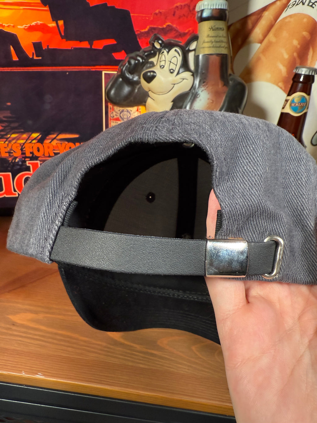 Vintage Crows Seed Leather Strap Hat