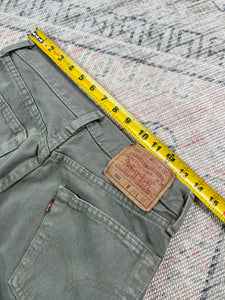 Vintage Levi’s 50 Button Fly Green Jeans (28x33)