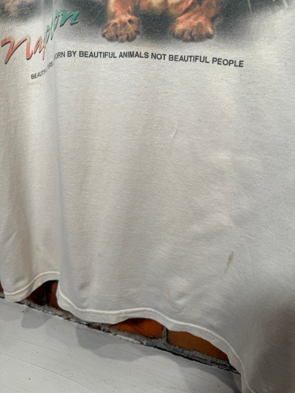 Vintage Late 90s No Wilderness No Wildlife T-Shirt (XL)