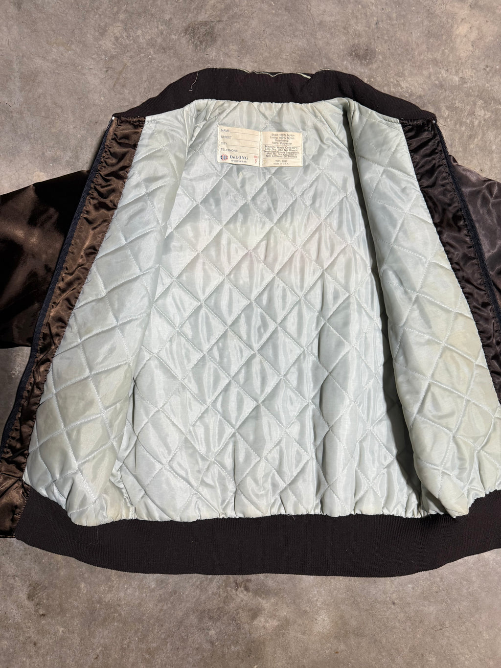 Vintage Arni’s Satin Embroidered Jacket (S)