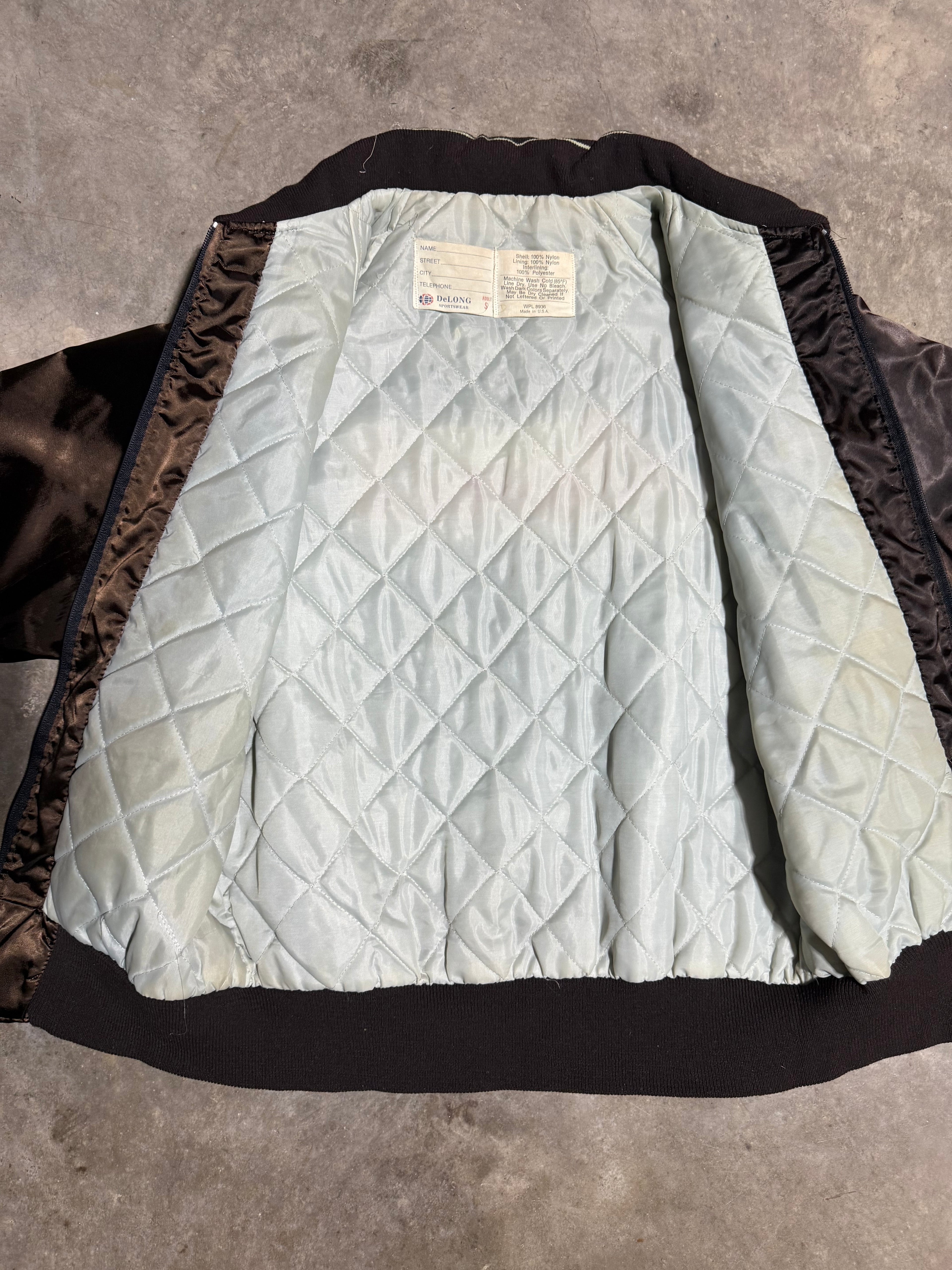 Vintage Arni’s Satin Embroidered Jacket (S)