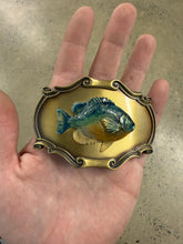 Load image into Gallery viewer, Vintage 3D Fish Belt Buckle
