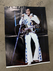 Vintage 70s Elvis Playing Guitar Poster (17.5x24)