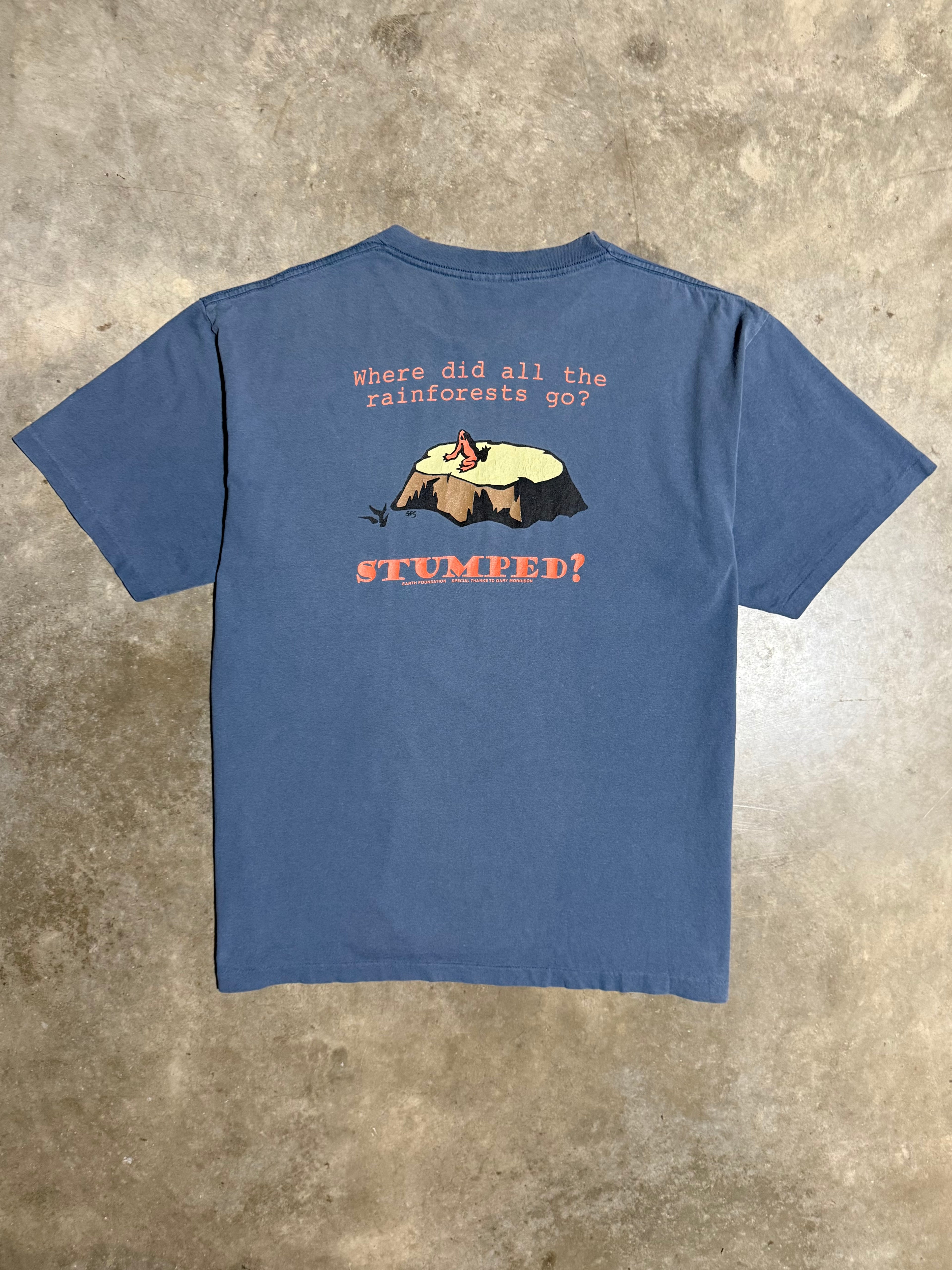 Vintage 90s Where Did All The Rainforests Go? T-Shirt (XL)