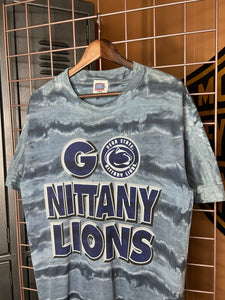 Vintage Go Nittany Lions Tie Dye Tee (L)