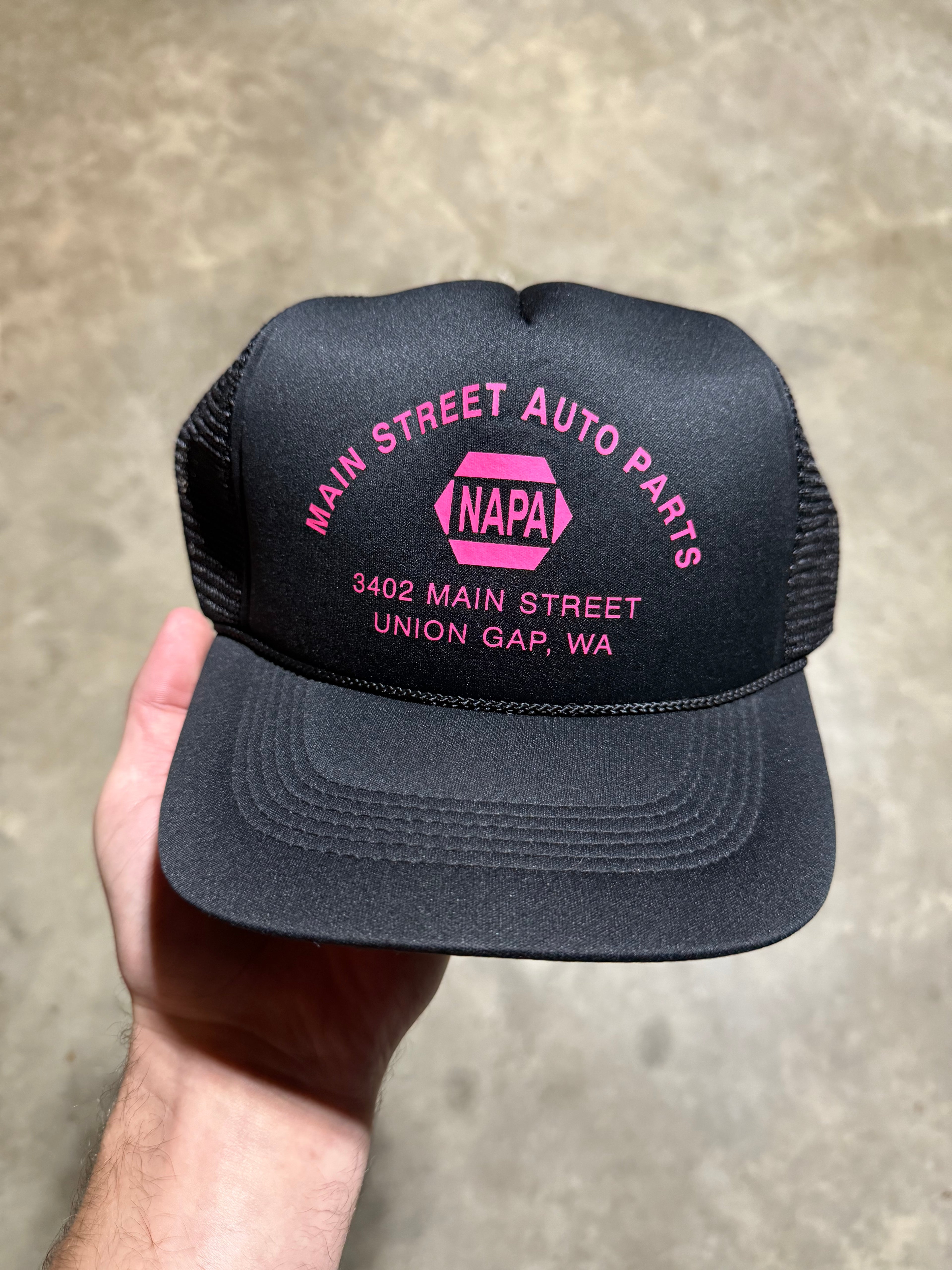 Vintage Napa Main Street Auto Parts Trucker Hat
