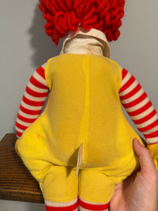 Vintage 1978 Ronald McDonald Plush