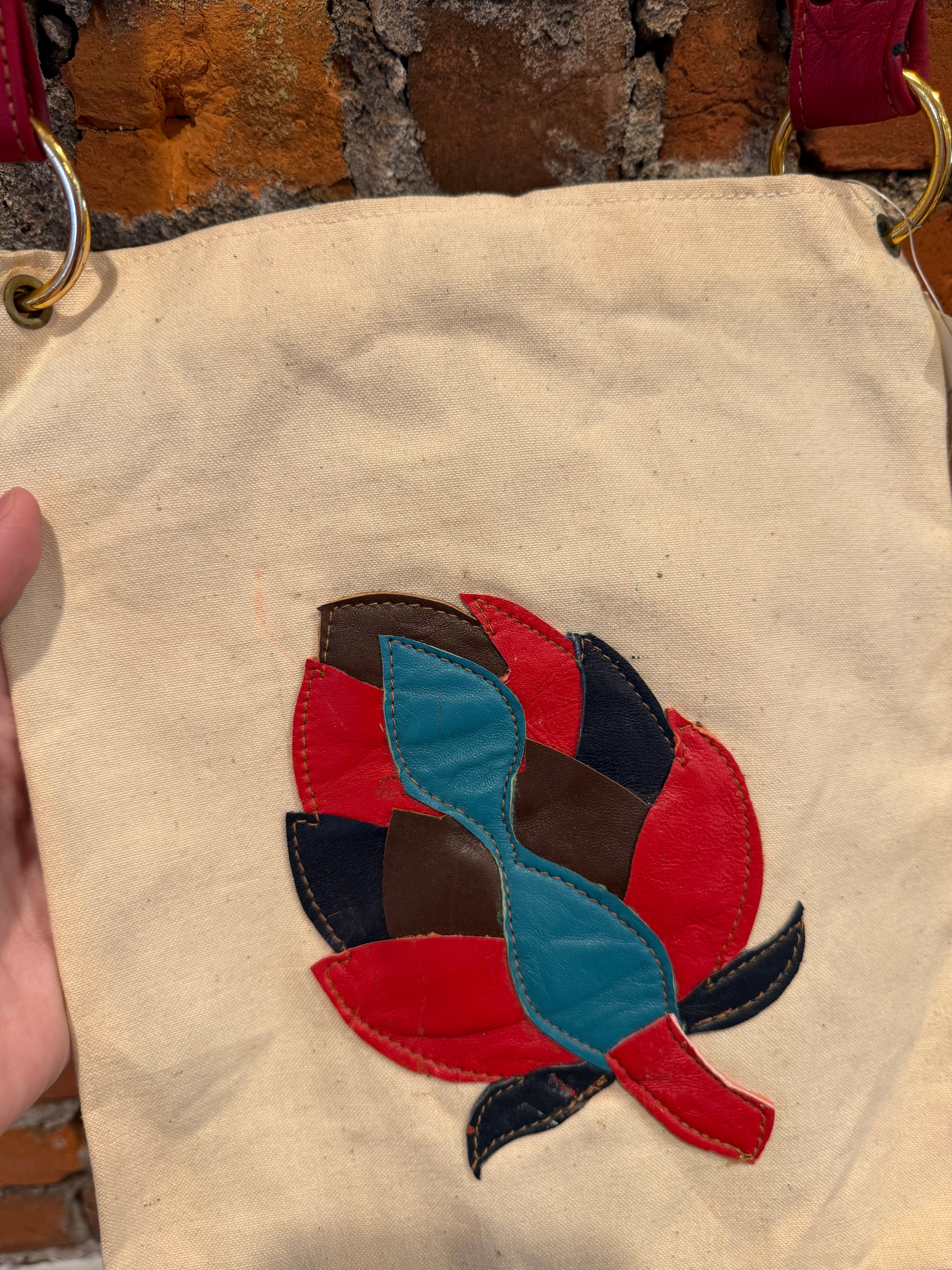 Vintage 70s Flower Bag