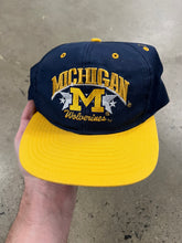 Load image into Gallery viewer, Vintage 90s Michigan Wolverines SnapBack Hat
