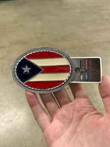 2000s Puerto Rico Flag Unworn Belt Buckle