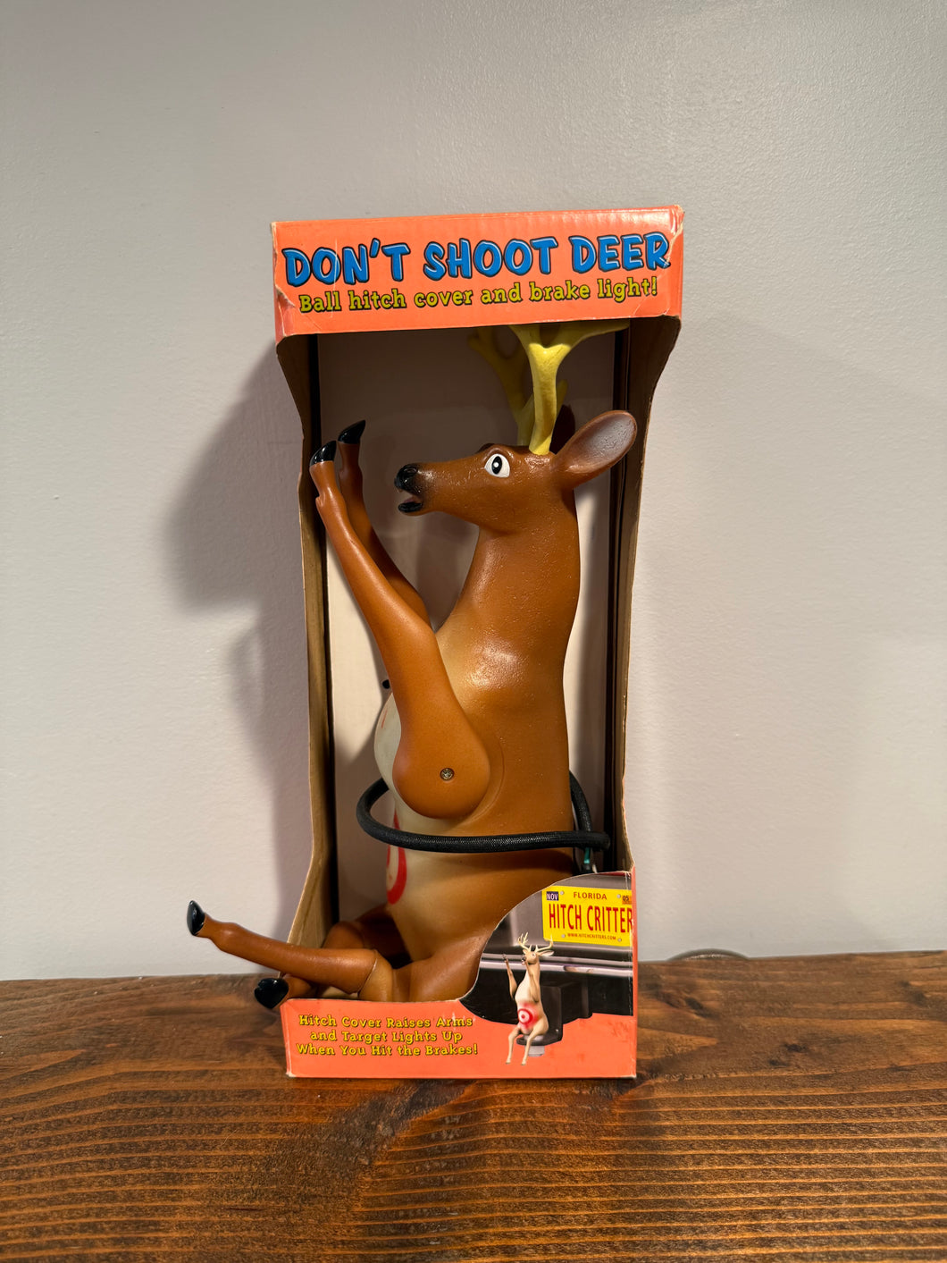 Vintage 2005 Dont Shoot Deer Ball Hitch Cover