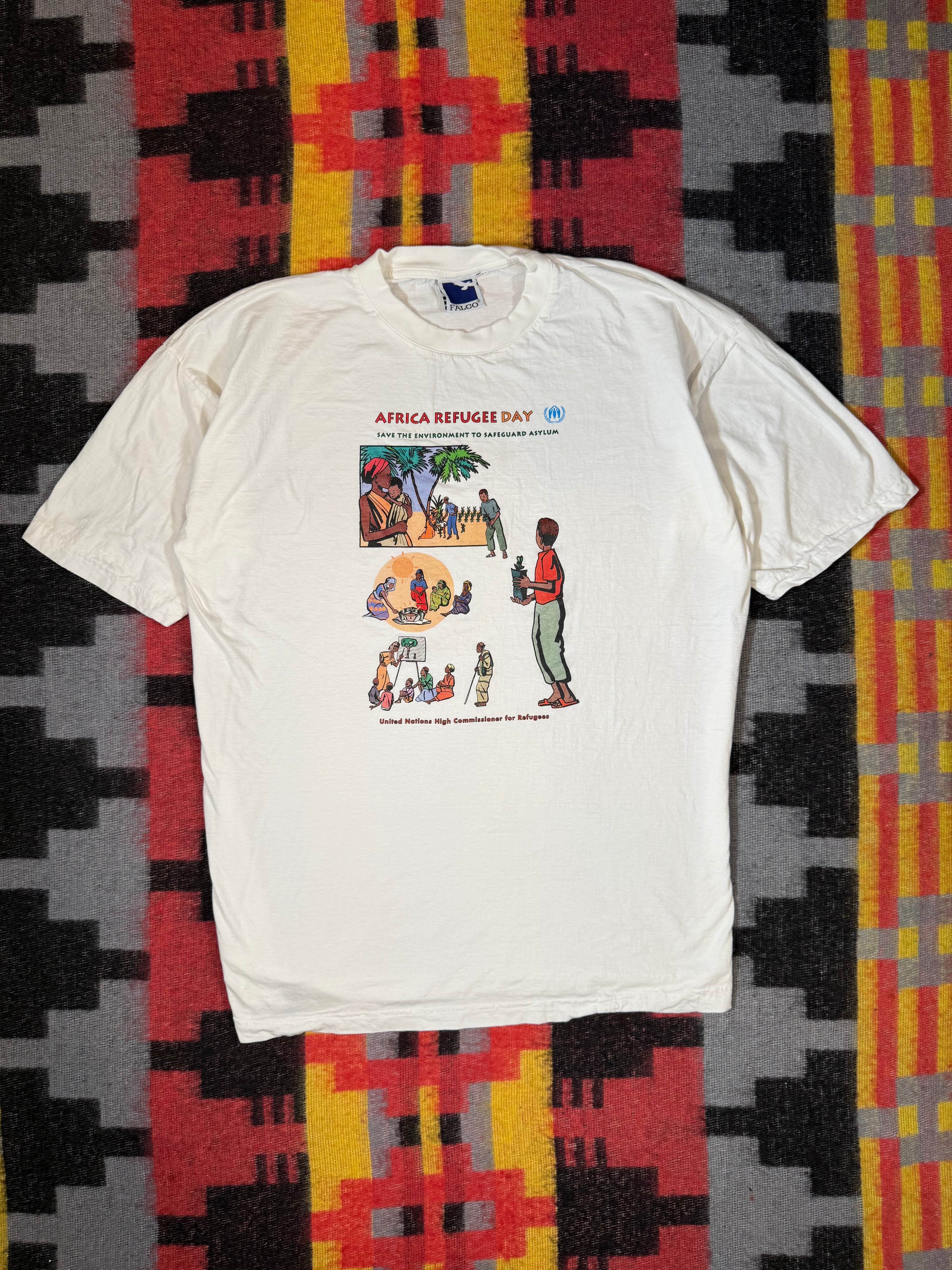 Vintage Africa Refugee Day Shirt (XL)