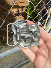 Load image into Gallery viewer, Vintage Snake in Skull Belt Buckle
