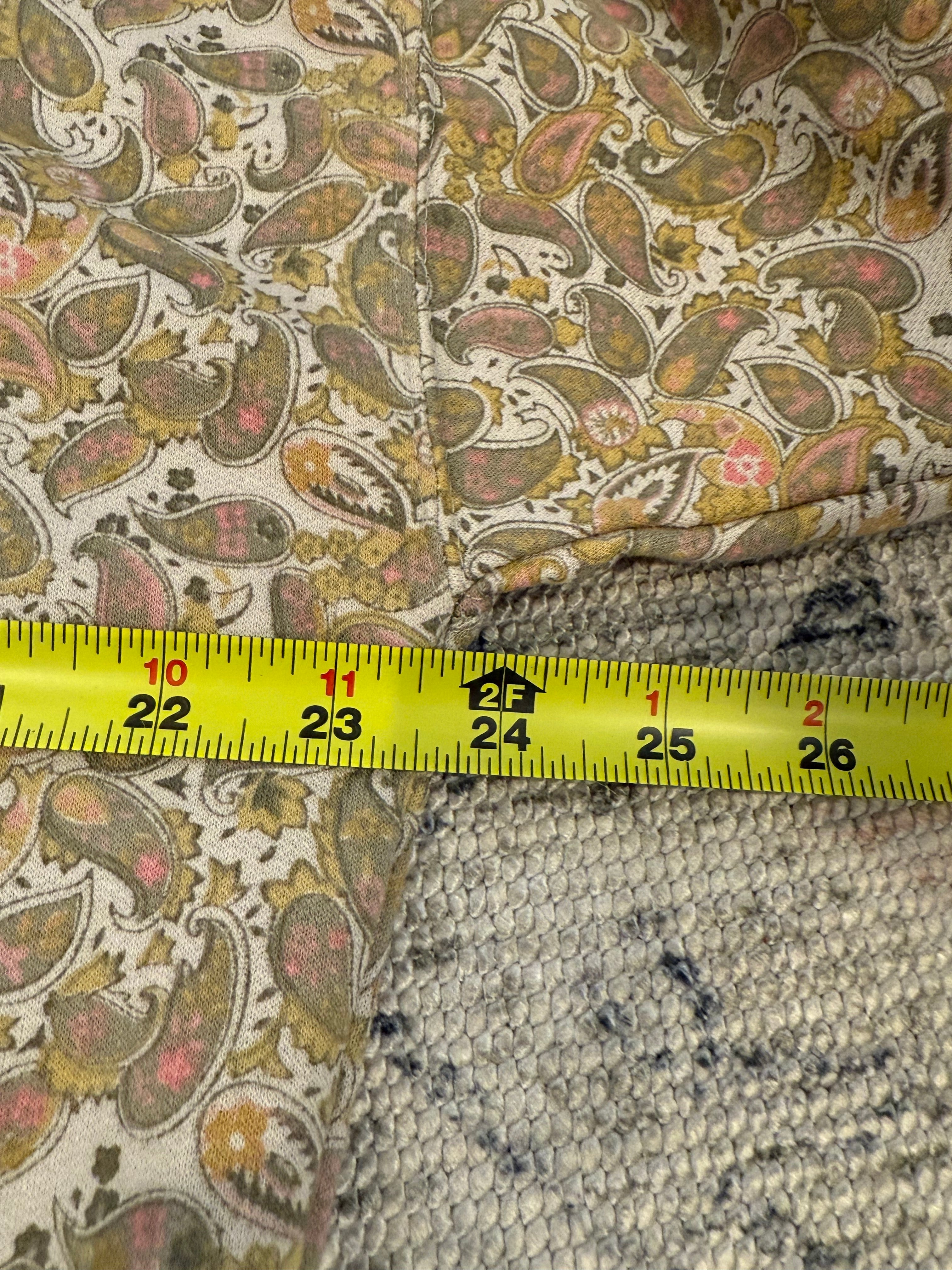 Vintage 80s Visage Paisley Shirt (M/L)