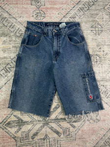 Vintage Y2K Jnco Jeans Cutoff Shorts (28)
