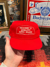 Load image into Gallery viewer, Vintage Red Auto Glass SnapBack Hat
