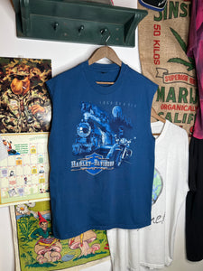 Vintage 2000 Harley Iron Horses Cutoff Shirt (L)
