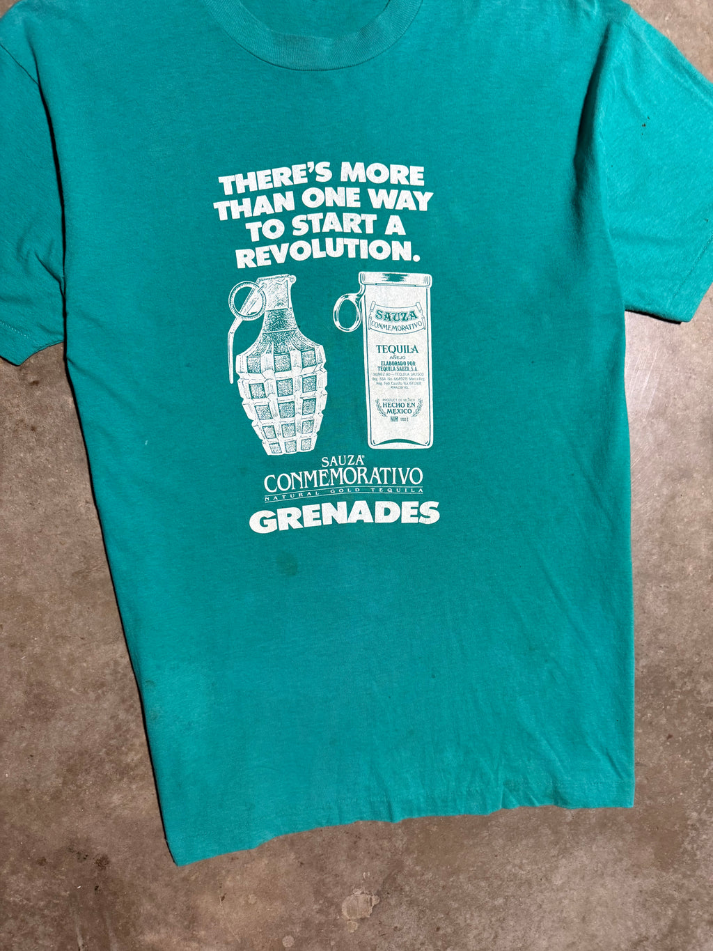Vintage Sauza Tequila Grenade T-Shirt (L)