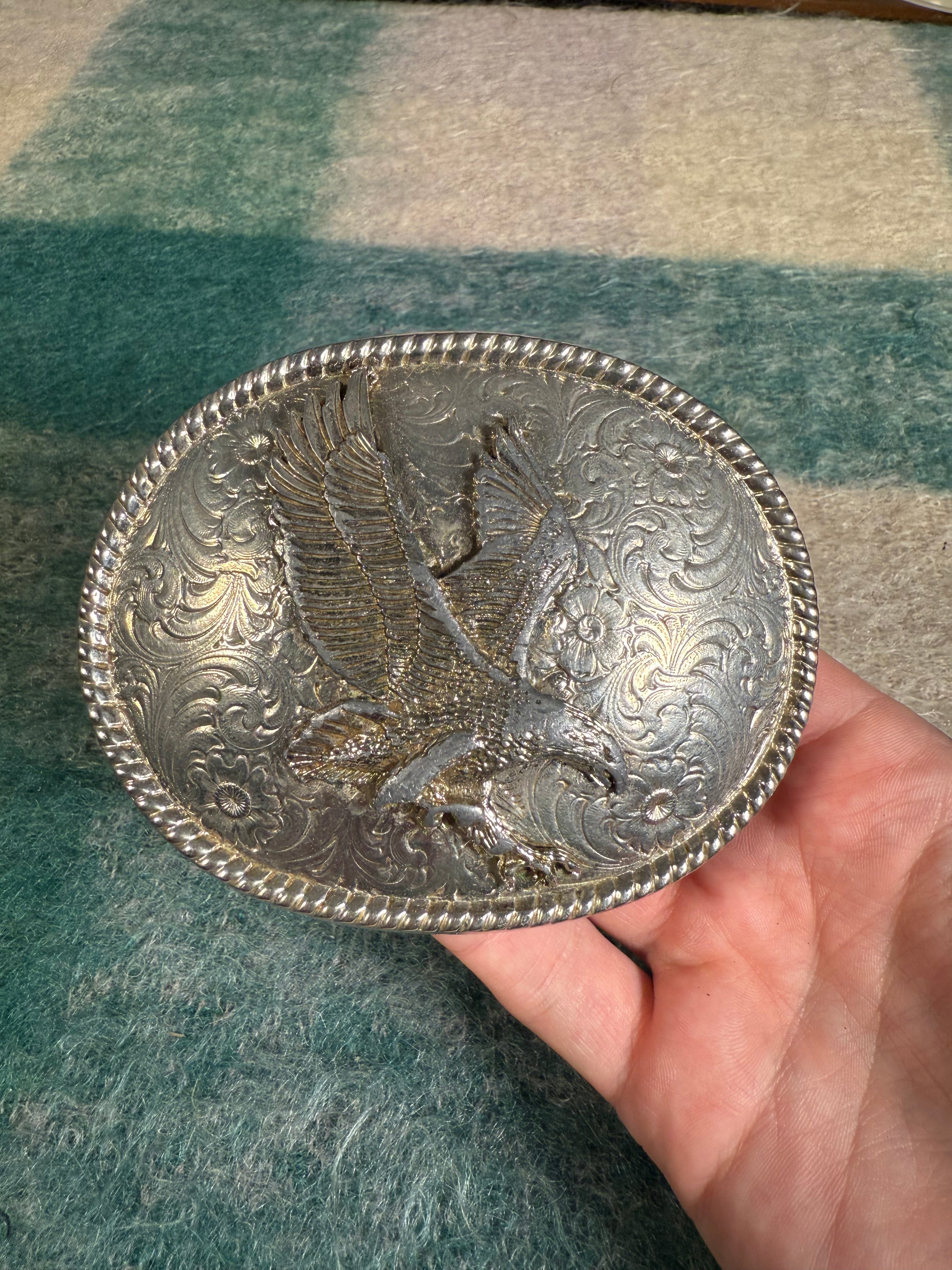 Vintage Extra Large Eagle Belt Buckle