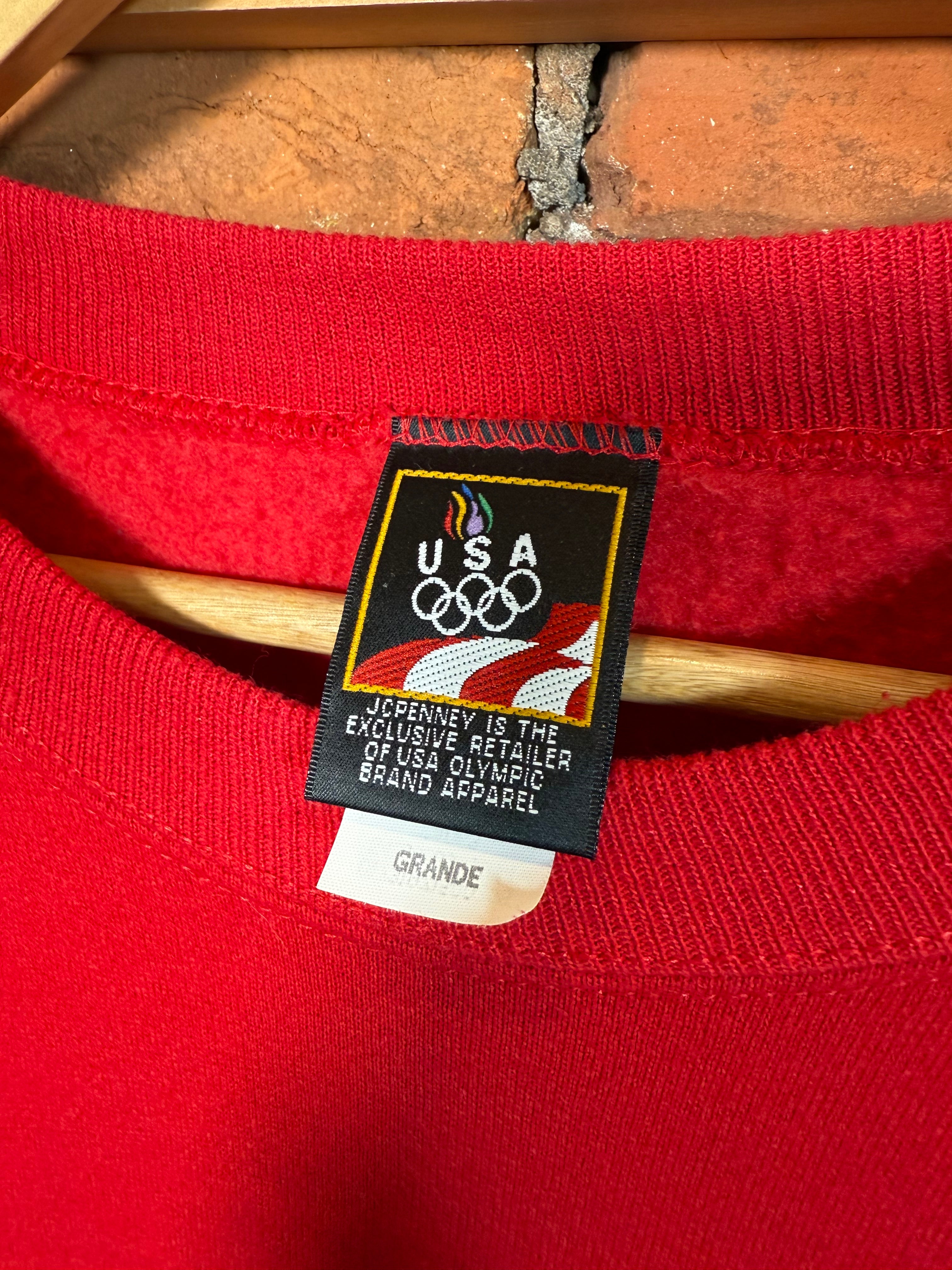 Vintage 90s USA Olympics Crewneck (L)