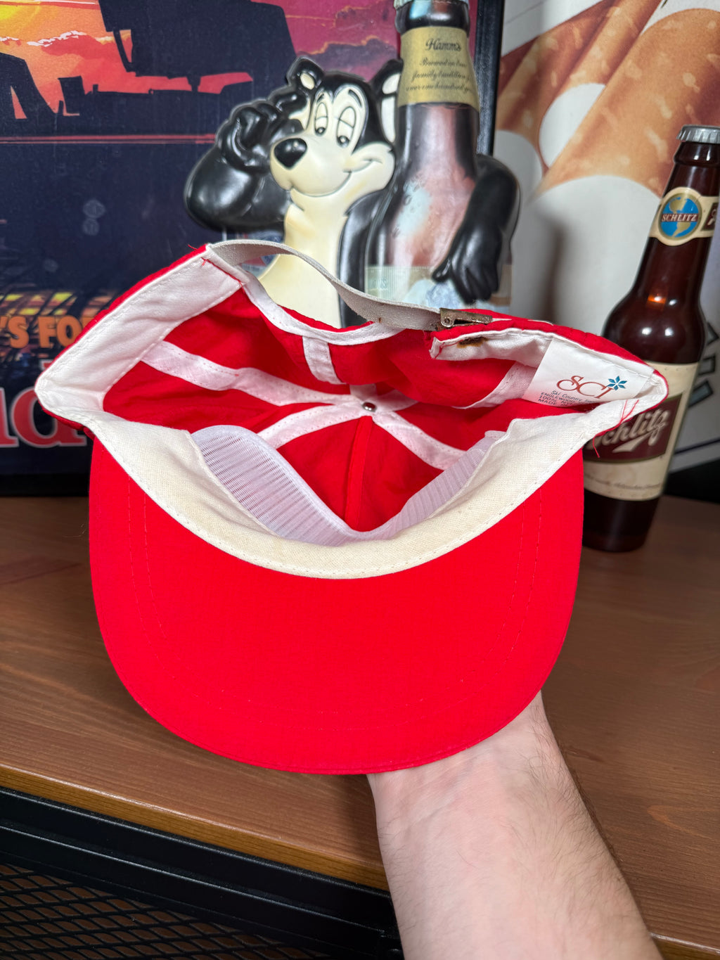 Vintage Coors Leather Strap Hat