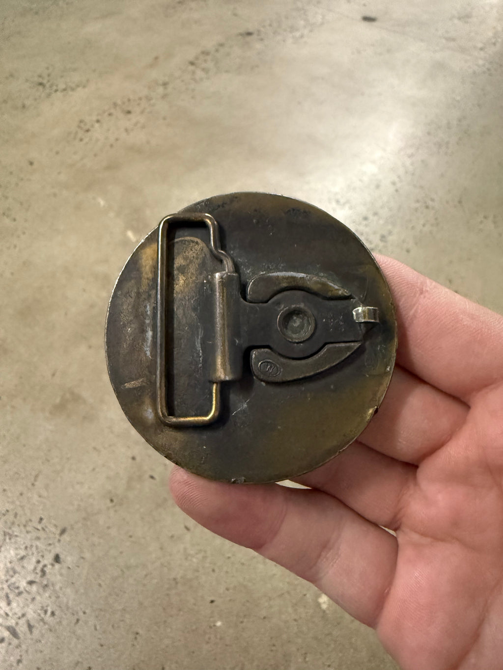 Vintage 70s Soaring Eagle Belt Buckle